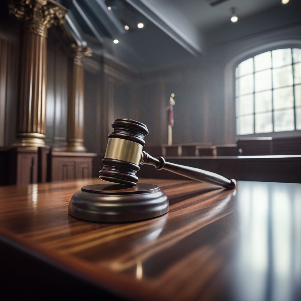 Courtroom with Gavel